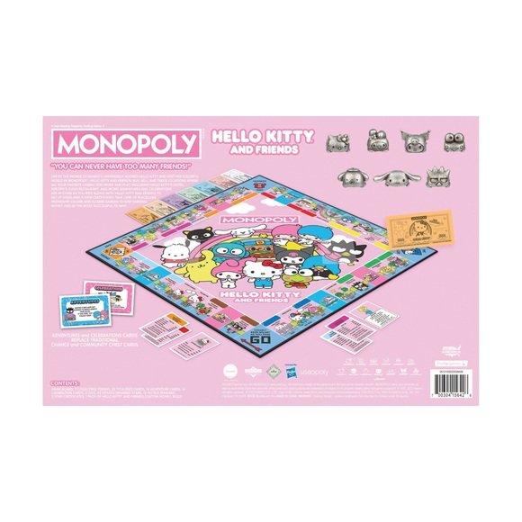 MONOPOLY®: Hello Kitty® & Friends NWT Limited Special Edition - Picture 10 of 11